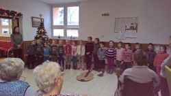 Návšteva detí z materskej školy a vianočná pošta