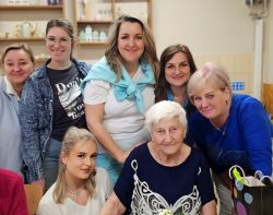 Oslava životného jubilea pani Rudky 